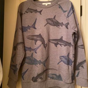 Shark crewneck sweatshirt